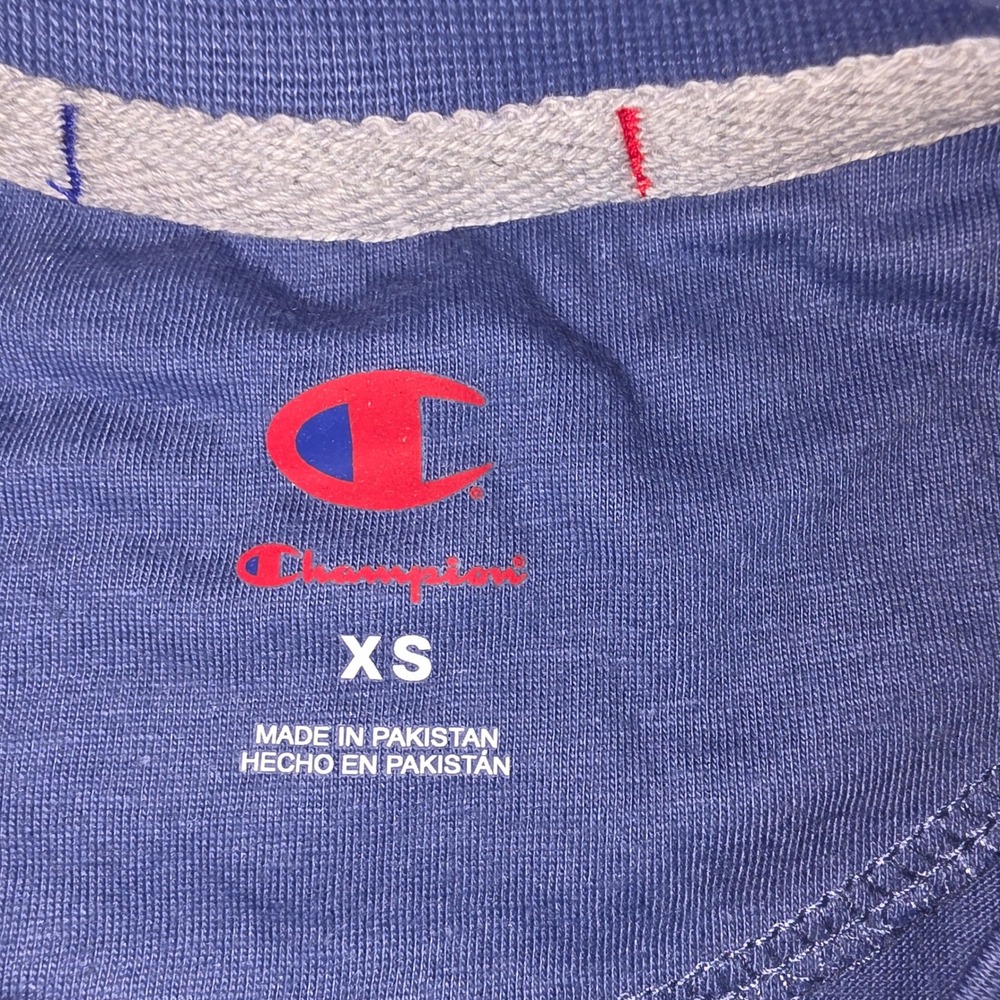 Champion Mens Graphic Tee Gray Blue Bulldog Mascot Short Sleeve XS CPM253TE27001 - Picture 6 of 7